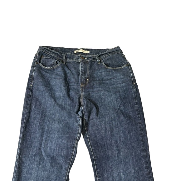 Levi's 515 Bootcut Denim Jeans Women’s Size 12 Medium Wash Mid Rise Stretch - Picture 4 of 12